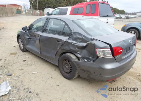 2014 Volkswagen Jetta 2.0L S из США, поврежденный, VIN 3VW2K7AJ1EM238332